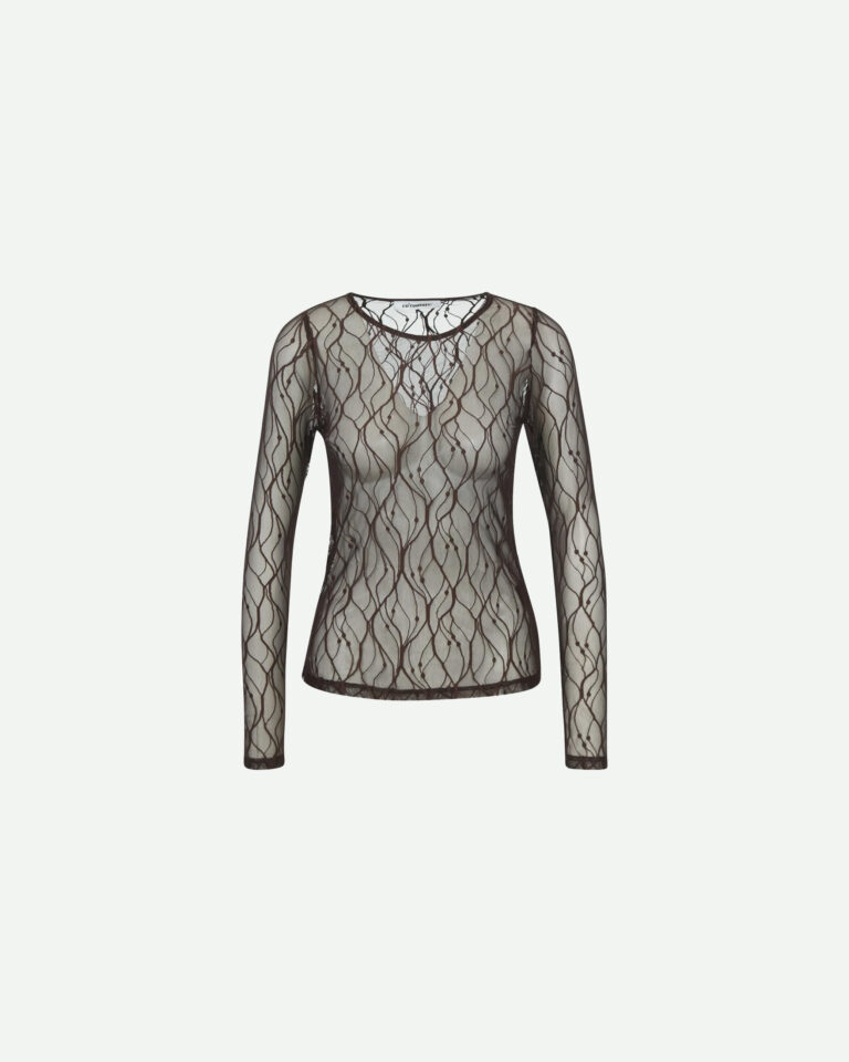 Shirt Mercy Mesh Co'Couture bruin