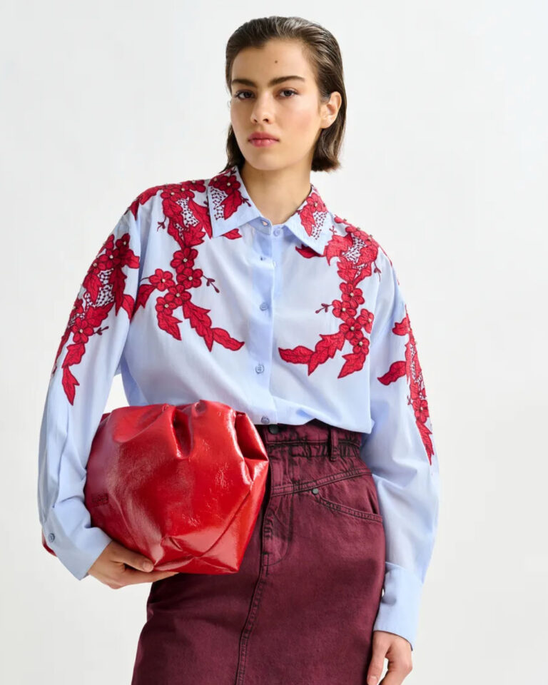 Blouse Inglewood Blue Essentiel Antwerp bordeaux