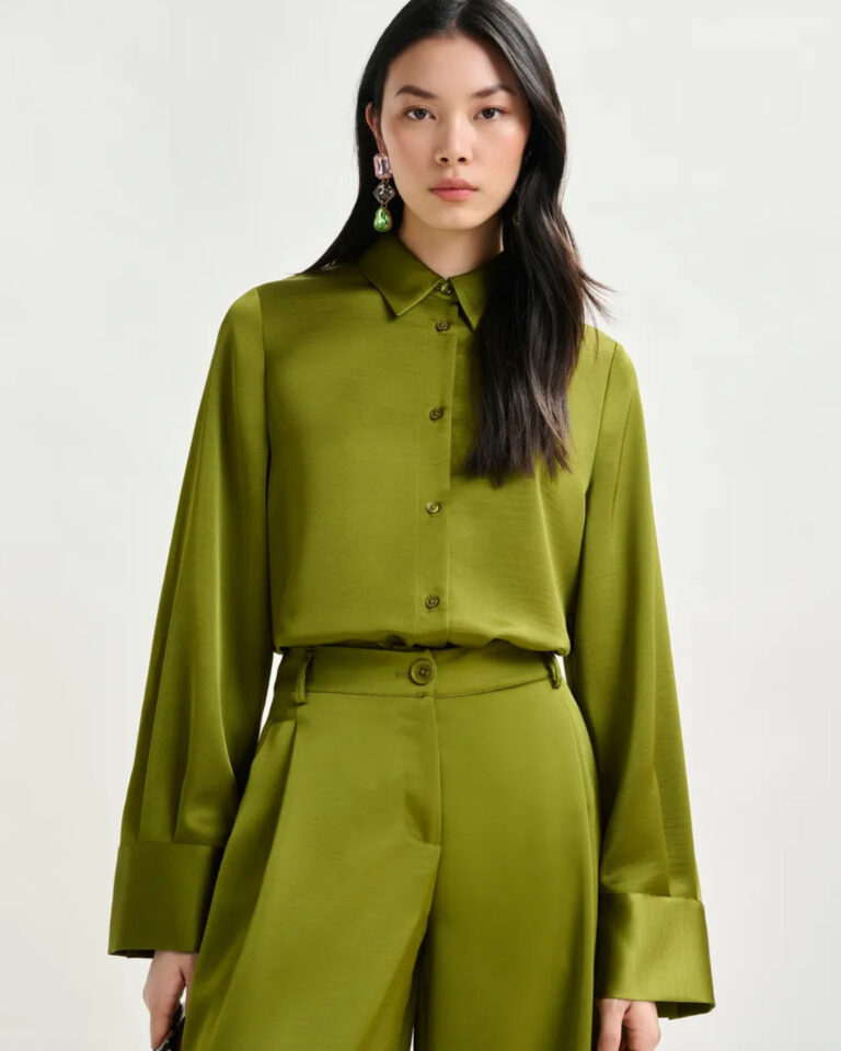 Blouse Ipomoea Groen Essentiel Antwerp olijf