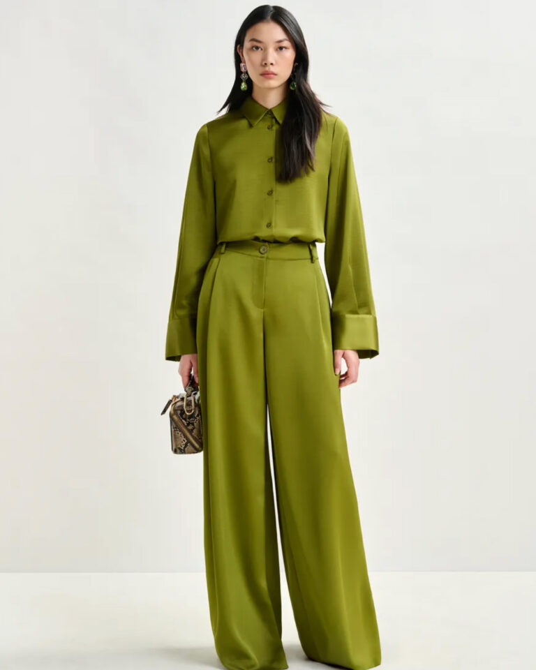 Blouse Ipomoea Groen Essentiel Antwerp