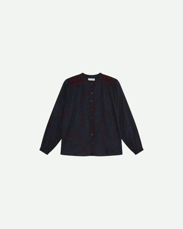 Blouse Medusa Charlotte Maison Hotel deep blue