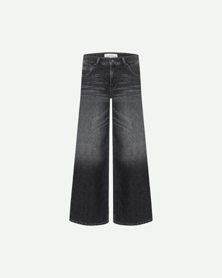 Jeans Palazzo Zwart Cambio