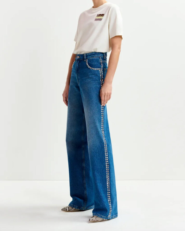 Jeans Idyllic Essentiel Antwerp studs blauw