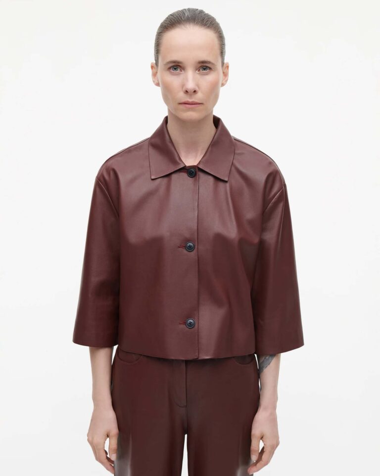 Jacket Hollis Leather Studio AR rood