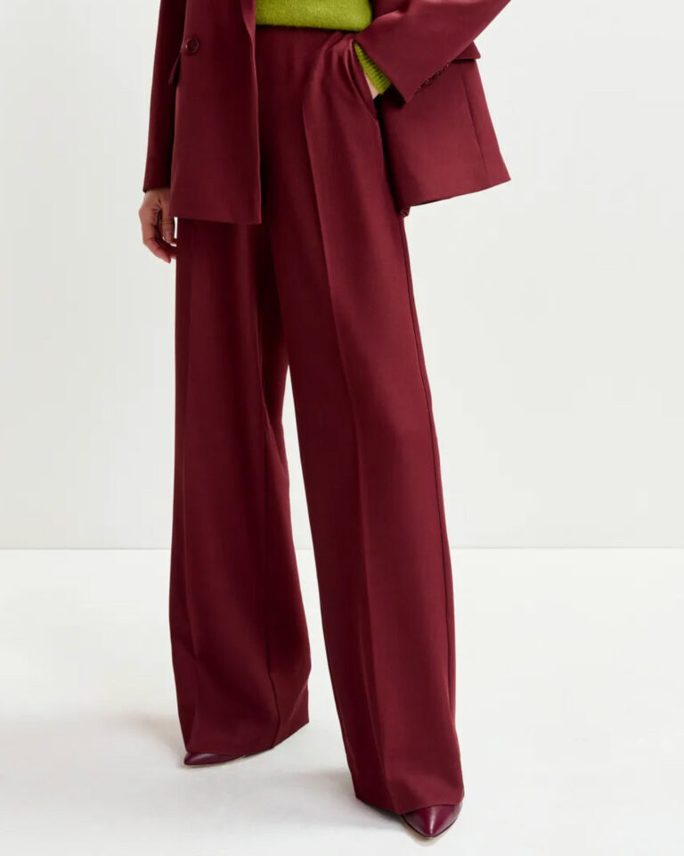 Pantalon Izi Bordeaux Essentiel Antwerp rood