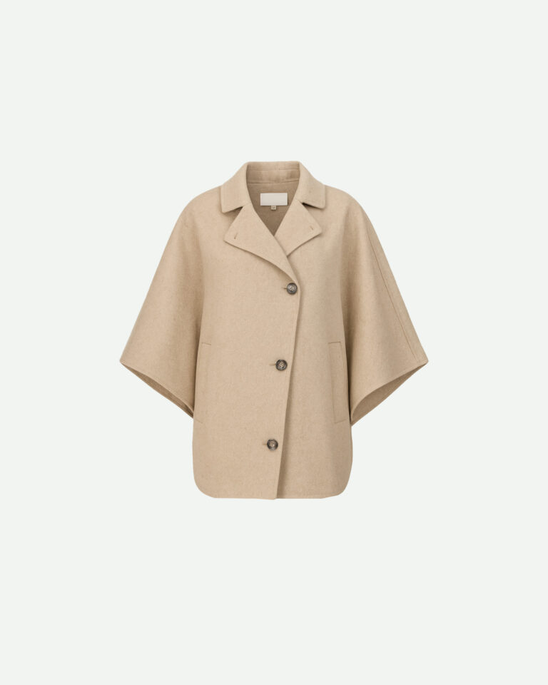 Poncho Avy Beige Studio AR camel