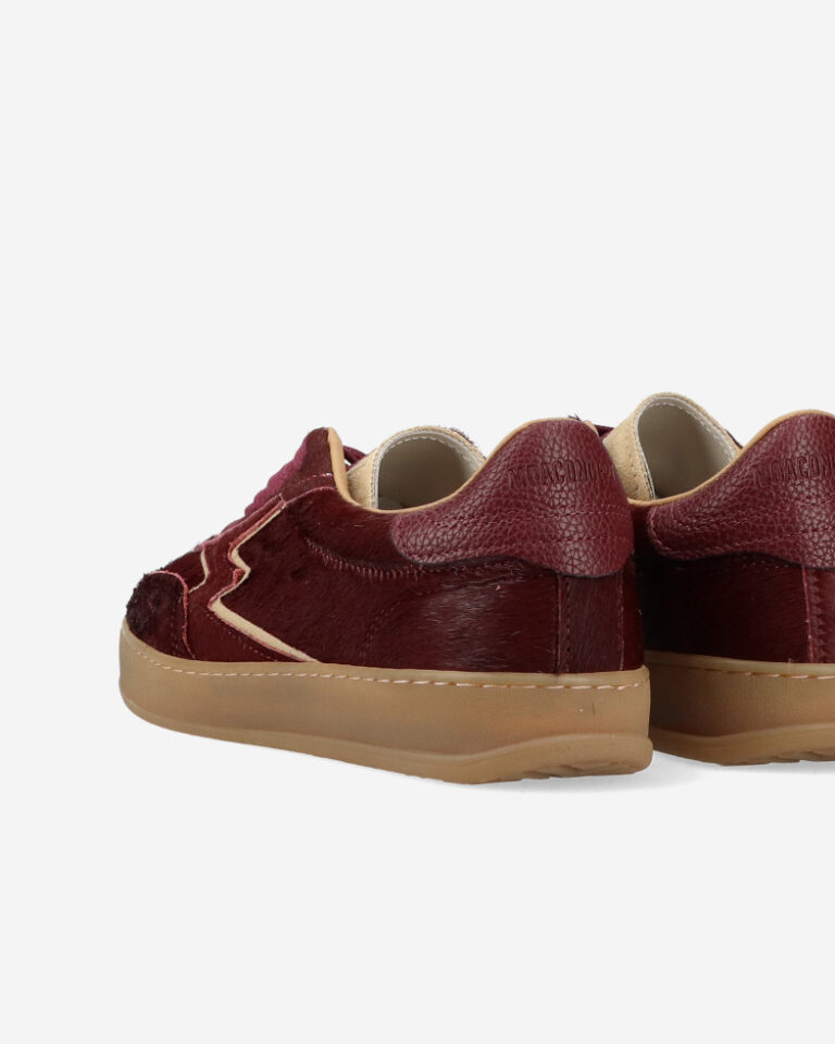 Sneaker moa concept CL144 bordeaux pony_2
