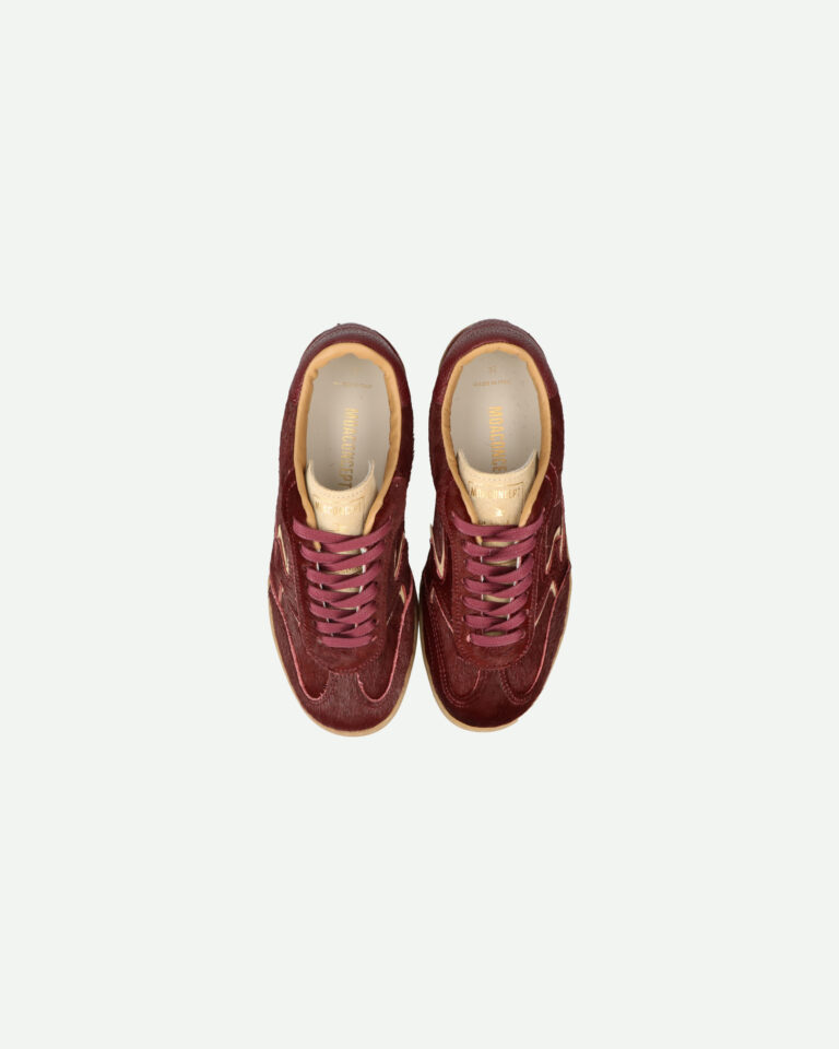 Sneaker moa concept CL144 bordeaux pony_3