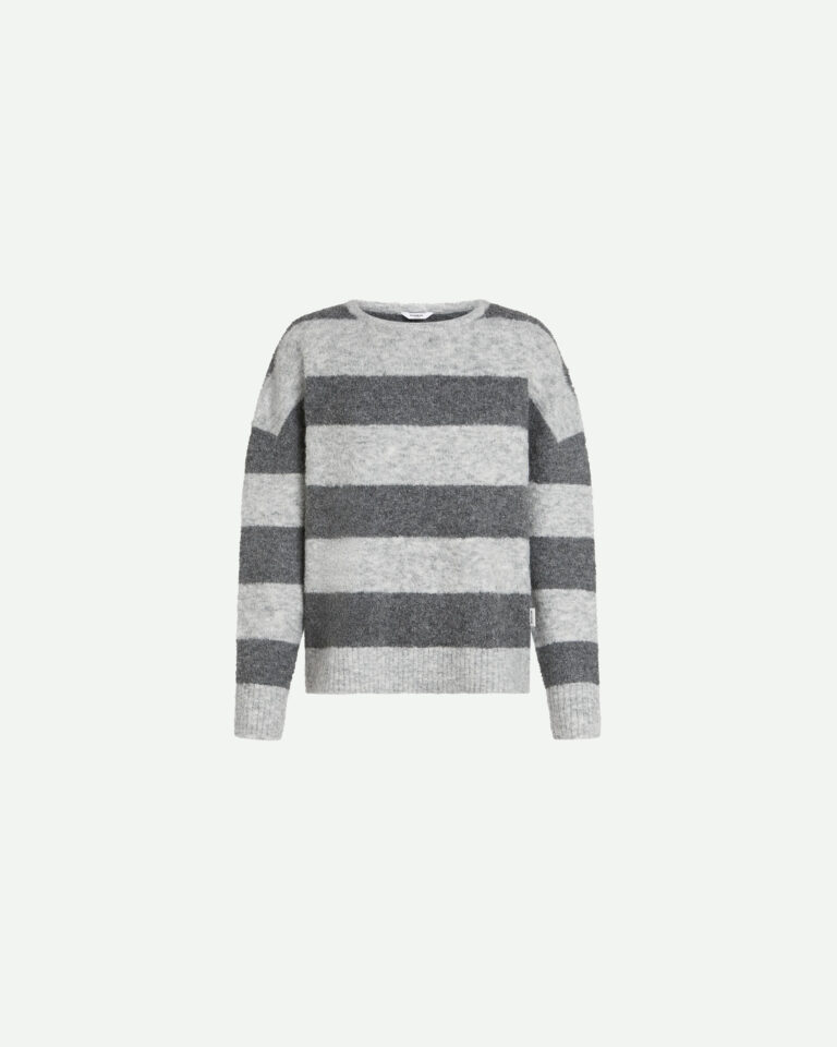 Trui Stripe Light Grey Penn&Ink
