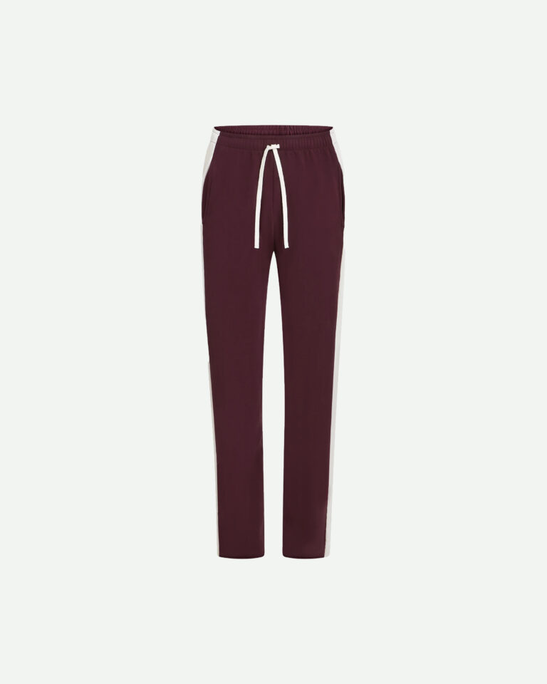 Jogger trousers stripe aubergine penn&ink
