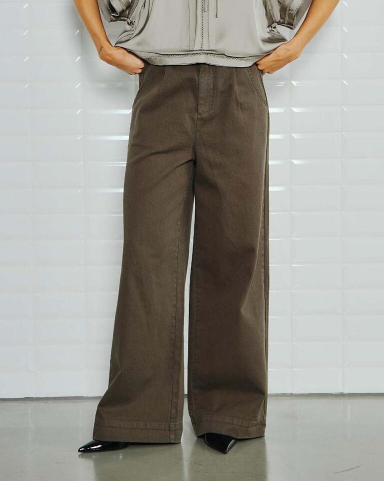 Broek Steffi Green With Black groen