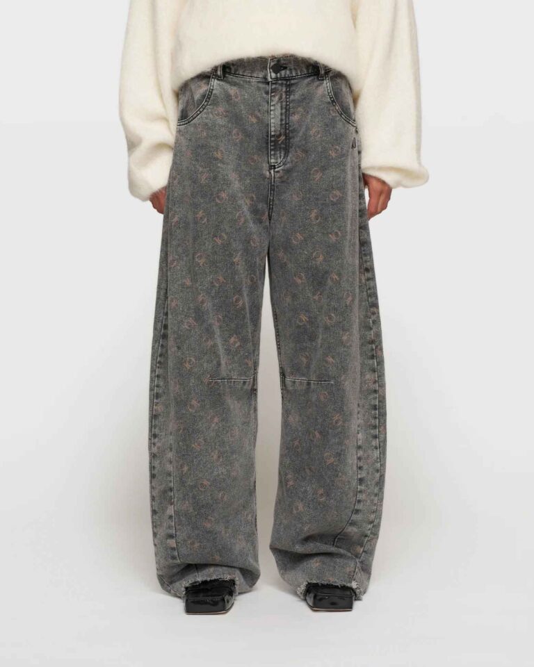 Jeans Western Monogram 10Days zwart