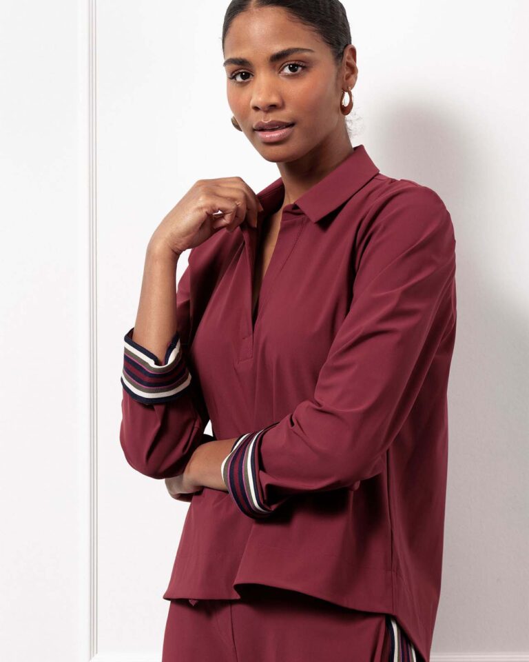 Shirt marleen top bordeaux studio anneloes