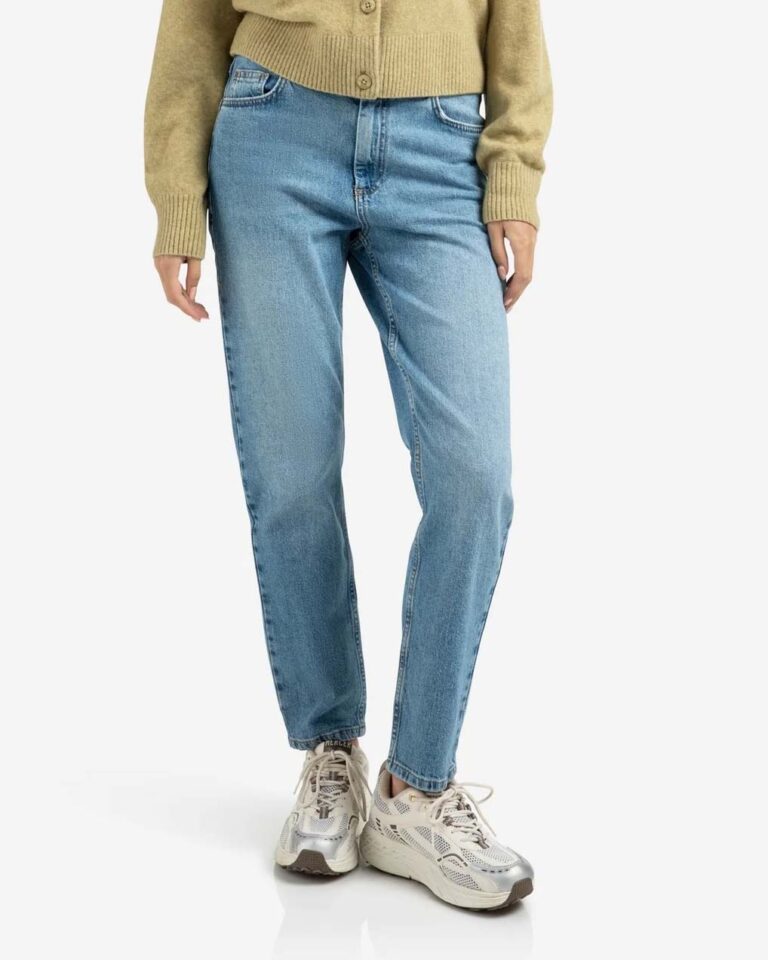 Mid waist boyfriend jeans blauw yaya
