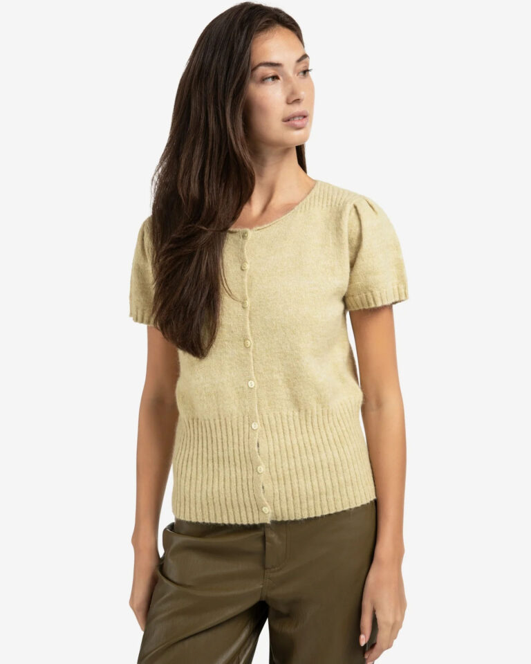 Vest Pale Olive Green Yaya groen