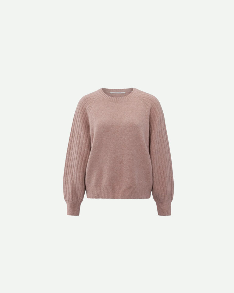 Sweater Rib Blush Pink Yaya roze