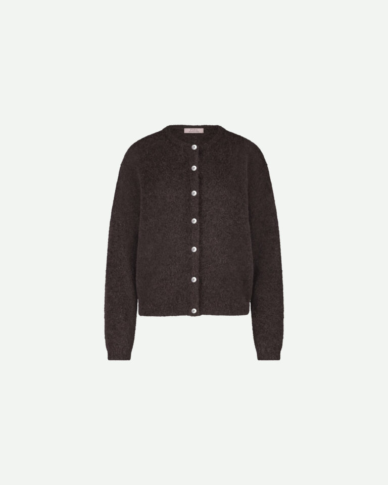 Vest Bibi Mohair Espresso Studio Anneloes bruin