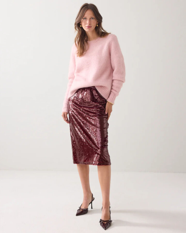 Rok Sequins Rood Summum pailletten
