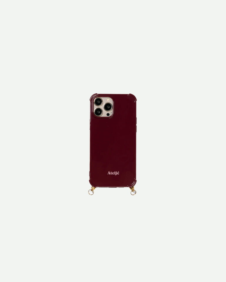 Iphone Case Bold Burgundy Ateljé rood