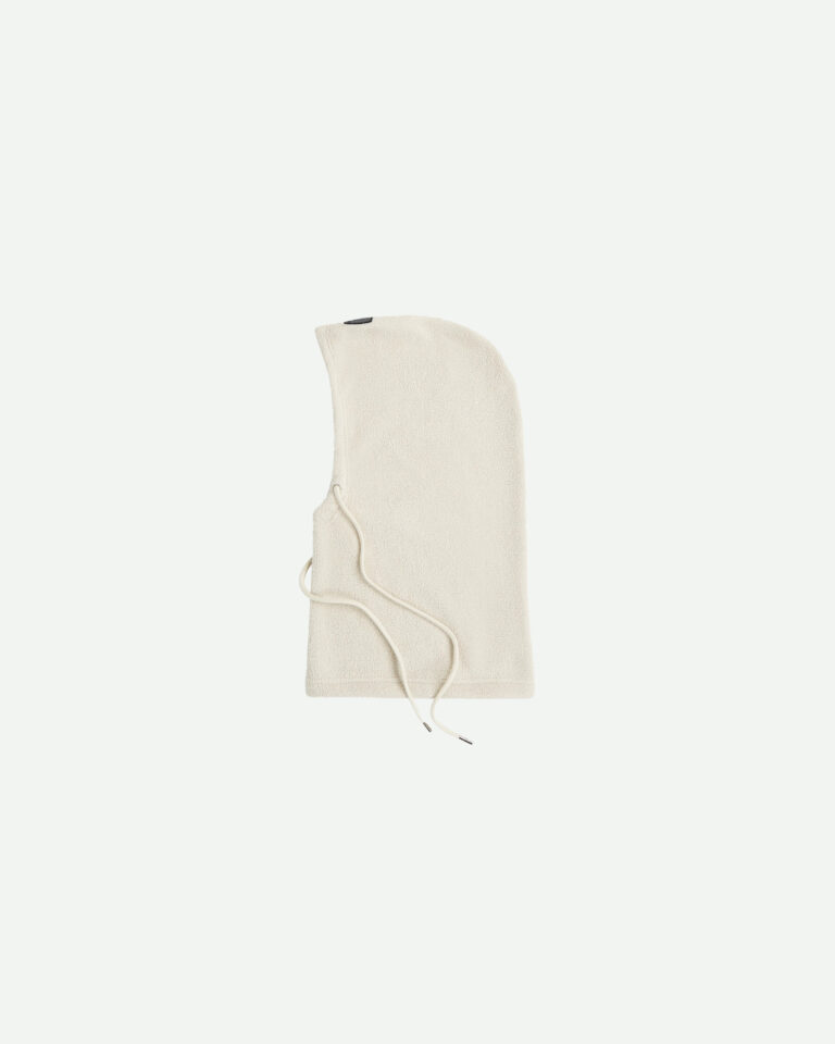Balaclava ecru pen&ink fleece
