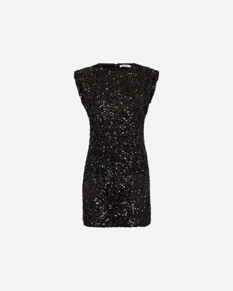 Jurk Rosalyn Sequin Co'Couture zwart pailletten