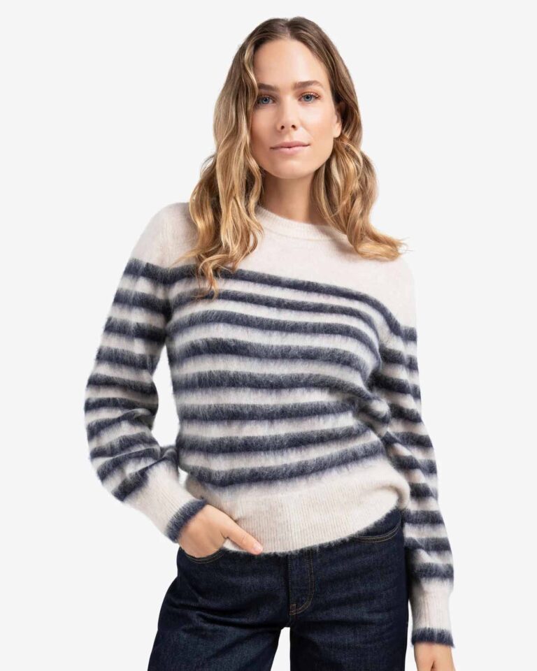 Trui Striped Blue Yaya wolmix