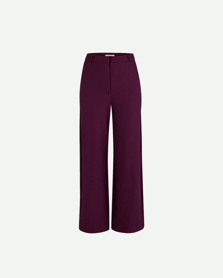 Pantalon Luz Twill Blackberry Studio Anneloes paars