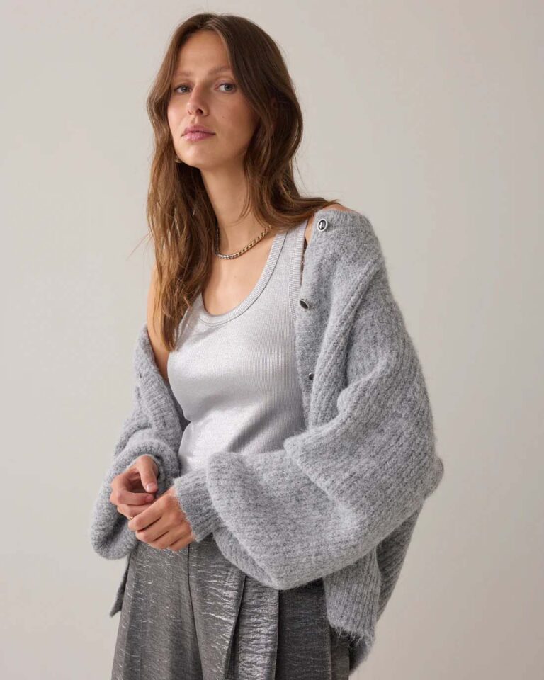 Top Mid Grey Summum silver metallic grijs