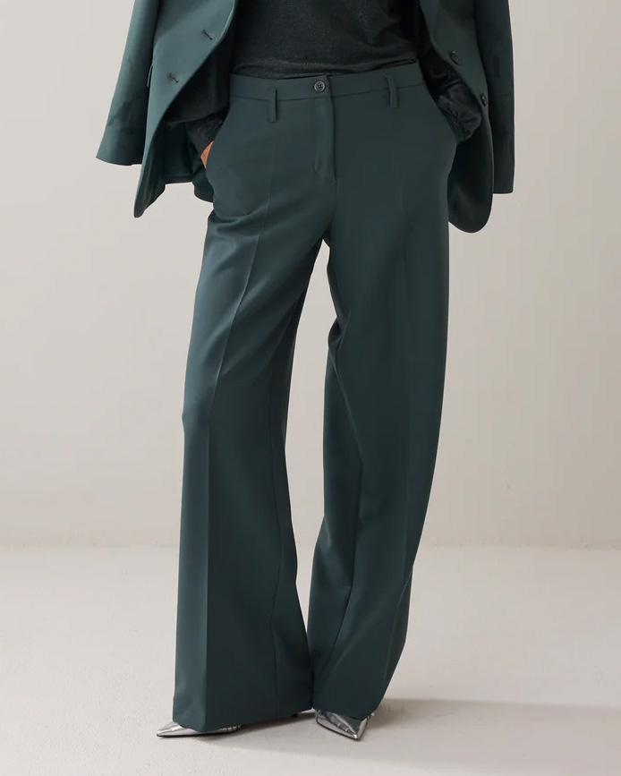 Pantalon Emerald Green Summum groen foam