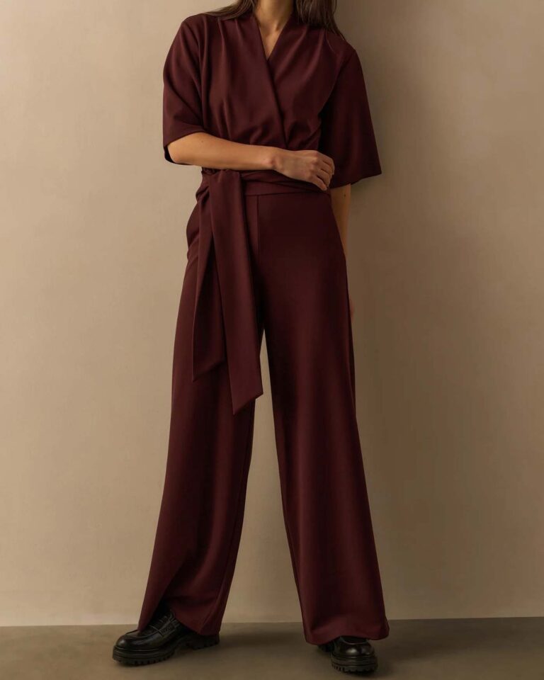 Jumpsuit Fudge Purple Yaya burgundy