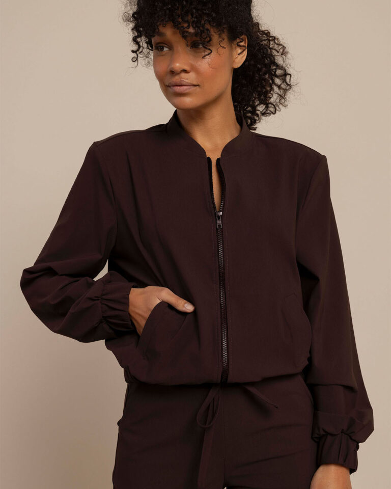 Jacket Benja Espresso Studio Anneloes bruin bomber