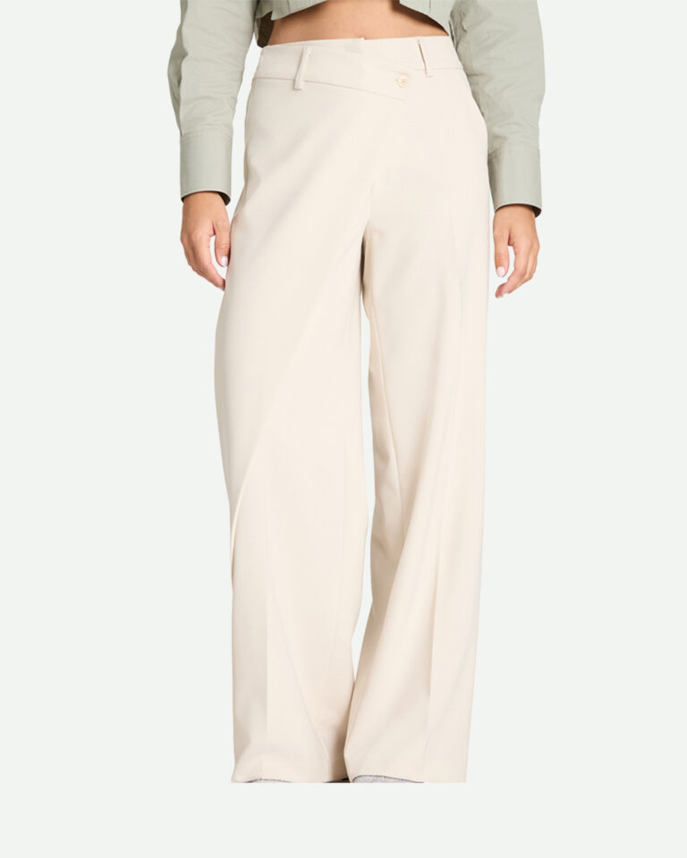 Pantalon anais wrap ecru cambio