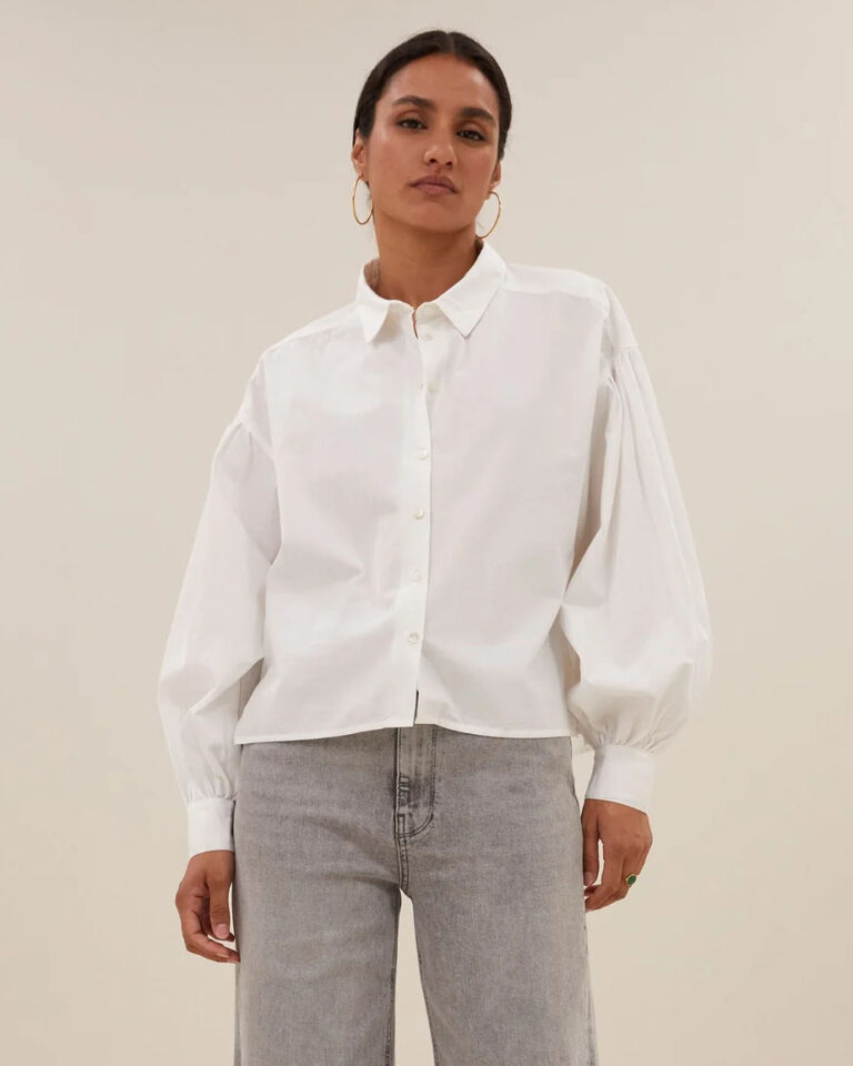 Blouse Sarah White By Bar wit short