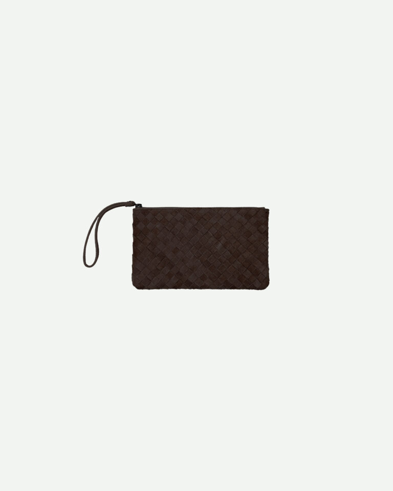 Clutch Lia Mud Brown Studio AR bruin
