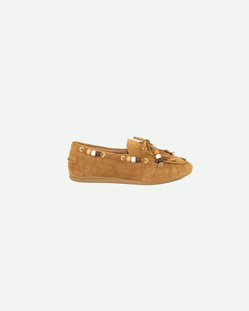 Mocassin Anahi Cognac Toral Shoes suede bruin