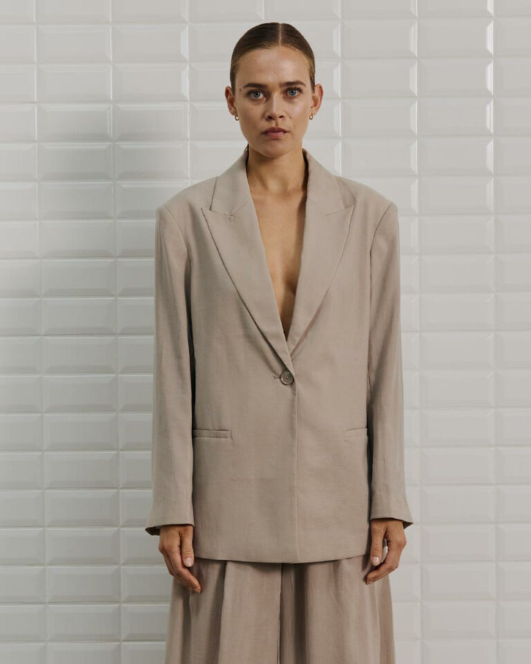 Blazer Marleen Grey Sand With Black