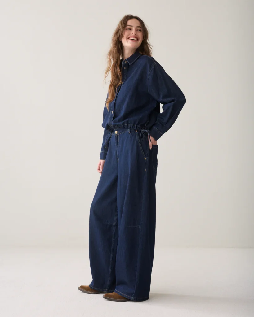 Jeans Balloon Blue Summum blauw katoen