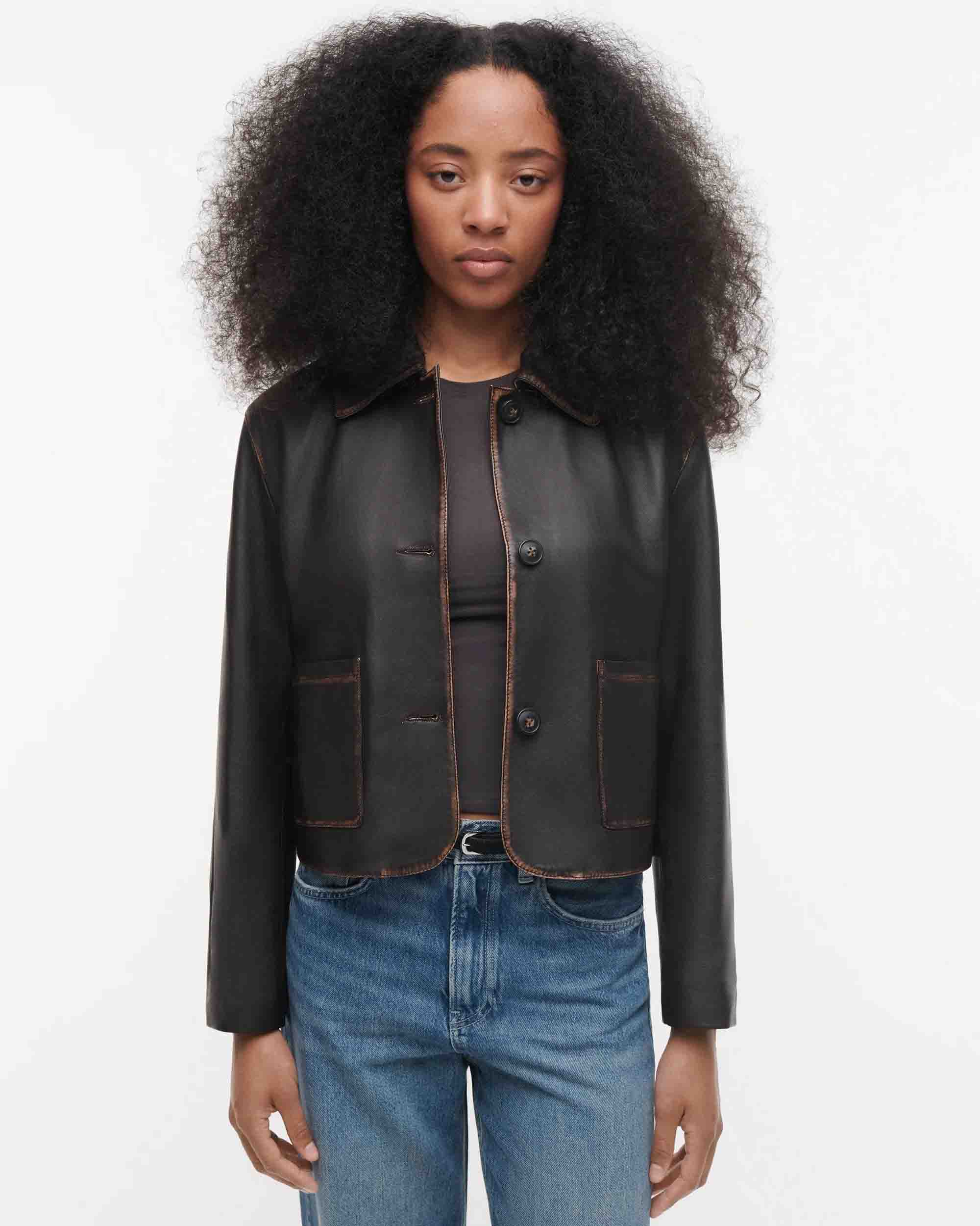 Jacket Marissa Vintage Brown Studio AR bruin