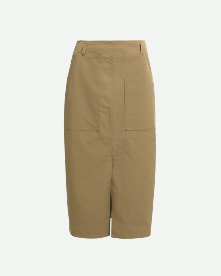Midi rok met cargozakken