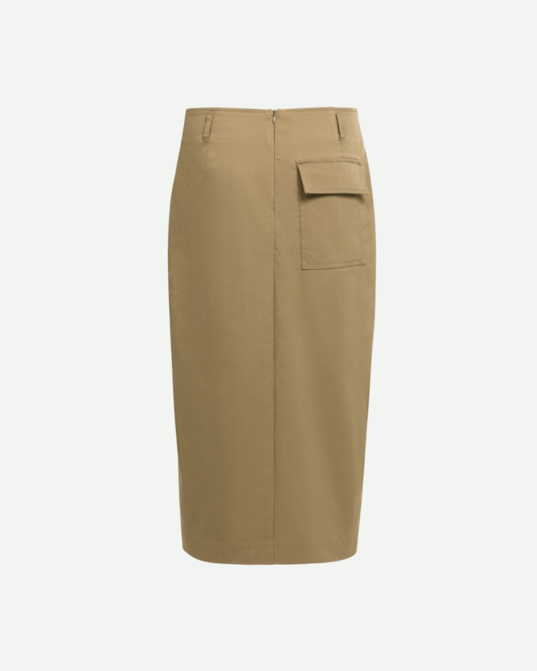 Midi rok met cargozakken