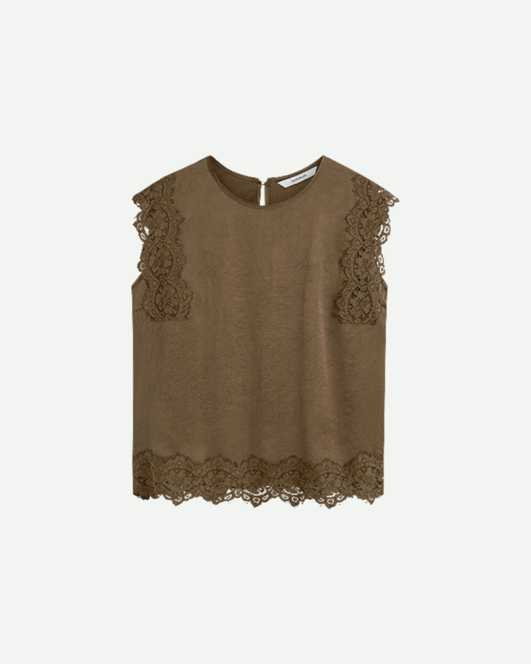 Summum top Taupe