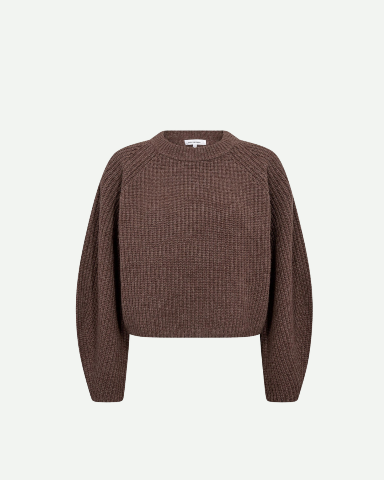 AlviaCC Barrel Sleeve Knit - Brown