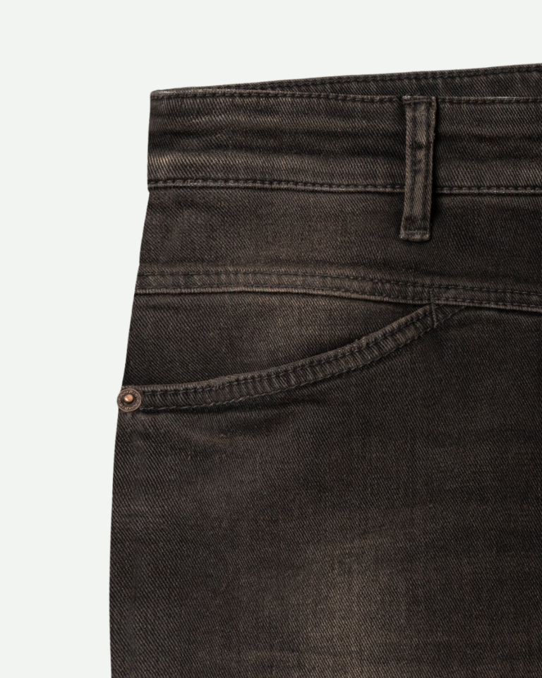 BARREL JEANS CROPPED - elin - bruin