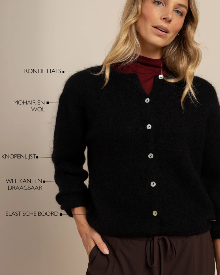 Bibi cardigan - black