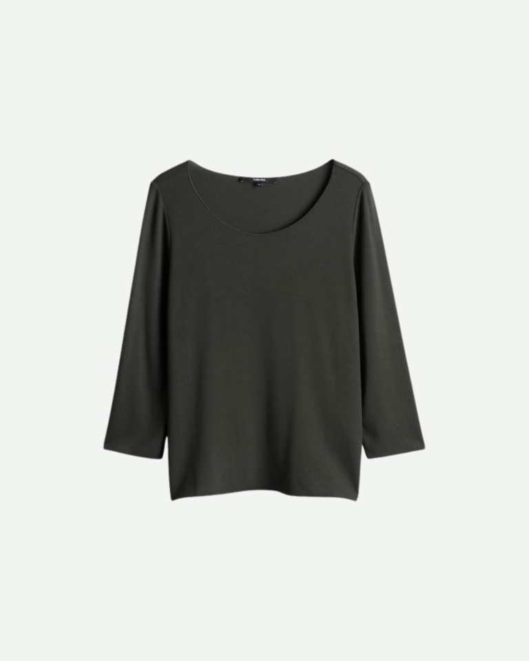 KIROSA SOFT Regular basic shirt made from ECOVERO™ viscose blend (3)