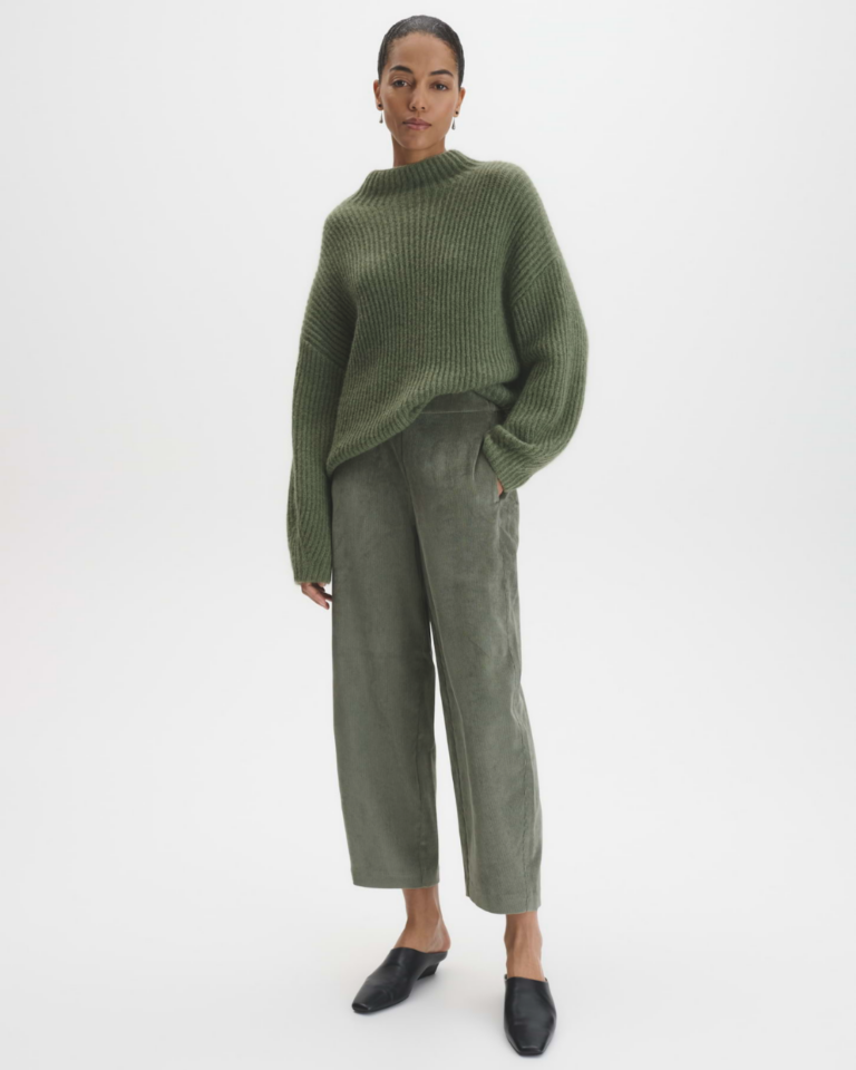 Loose-fit ribbed jumper in a wool and mohair blend (3)
