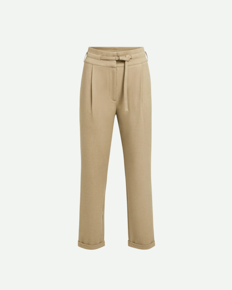Pantalon met sierceintuur (3)