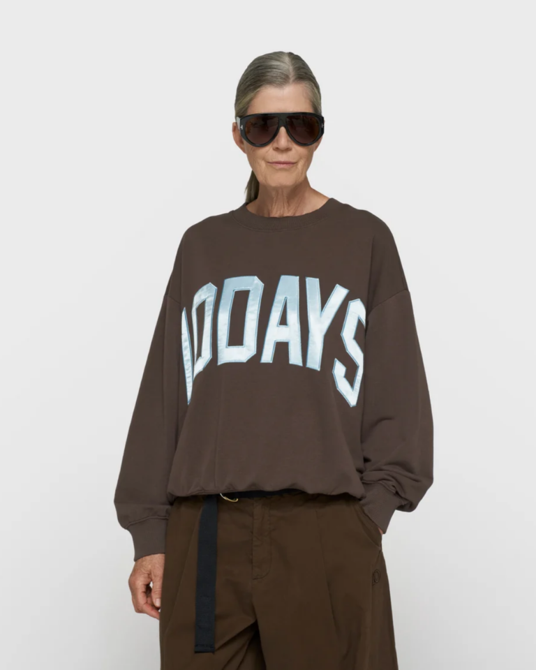 10days baseball sweater shiitake