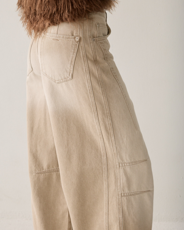 Barrelfit jeans greige