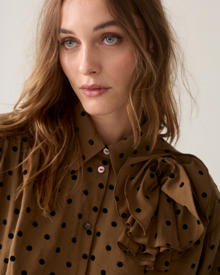 Blouse flock stippenprint summum (4)